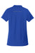 Port Authority L580 Womens Moisture Wicking Short Sleeve Polo Shirt True Royal Blue Flat Back