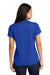 Port Authority L580 Womens Moisture Wicking Short Sleeve Polo Shirt True Royal Blue Model Back