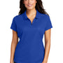 Port Authority Womens Moisture Wicking Short Sleeve Polo Shirt - True Royal Blue