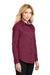 Port Authority L608 Womens Easy Care Wrinkle Resistant Long Sleeve Button Down Shirt Burgundy Model 3q