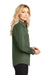 Port Authority L608 Womens Easy Care Wrinkle Resistant Long Sleeve Button Down Shirt Clover Green Model Side