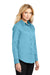 Port Authority L608 Womens Easy Care Wrinkle Resistant Long Sleeve Button Down Shirt Maui Blue Model 3q