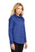 Port Authority L608 Womens Easy Care Wrinkle Resistant Long Sleeve Button Down Shirt Royal Blue Model 3q