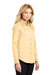 Port Authority L608 Womens Easy Care Wrinkle Resistant Long Sleeve Button Down Shirt Yellow Model 3q