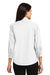 Port Authority L612 Womens Easy Care Wrinkle Resistant 3/4 Sleeve Button Down Shirt White Model Back