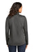 Port Authority L617 Womens Flexshell Full Zip Jacket Steel Grey Model Back