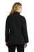 Port Authority L700 Womens C-FREE Raglan Fleece Full Zip Jacket Deep Black Model Back