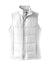 Port Authority L709 Womens Wind & Water Resistant Full Zip Puffy Vest White Flat Front