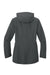 Port Authority L714 Womens C-FREE Full Zip Hooded Rain Jacket Steel Grey Flat Back