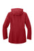 Port Authority L714 Womens C-FREE Full Zip Hooded Rain Jacket Rich Red Flat Back