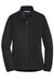 Port Authority L717 Womens Active Wind & Water Resistant Full Zip Jacket Deep Black Flat Front