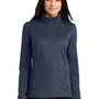 Port Authority Womens Active Wind & Water Resistant Full Zip Jacket - Dress Navy Blue