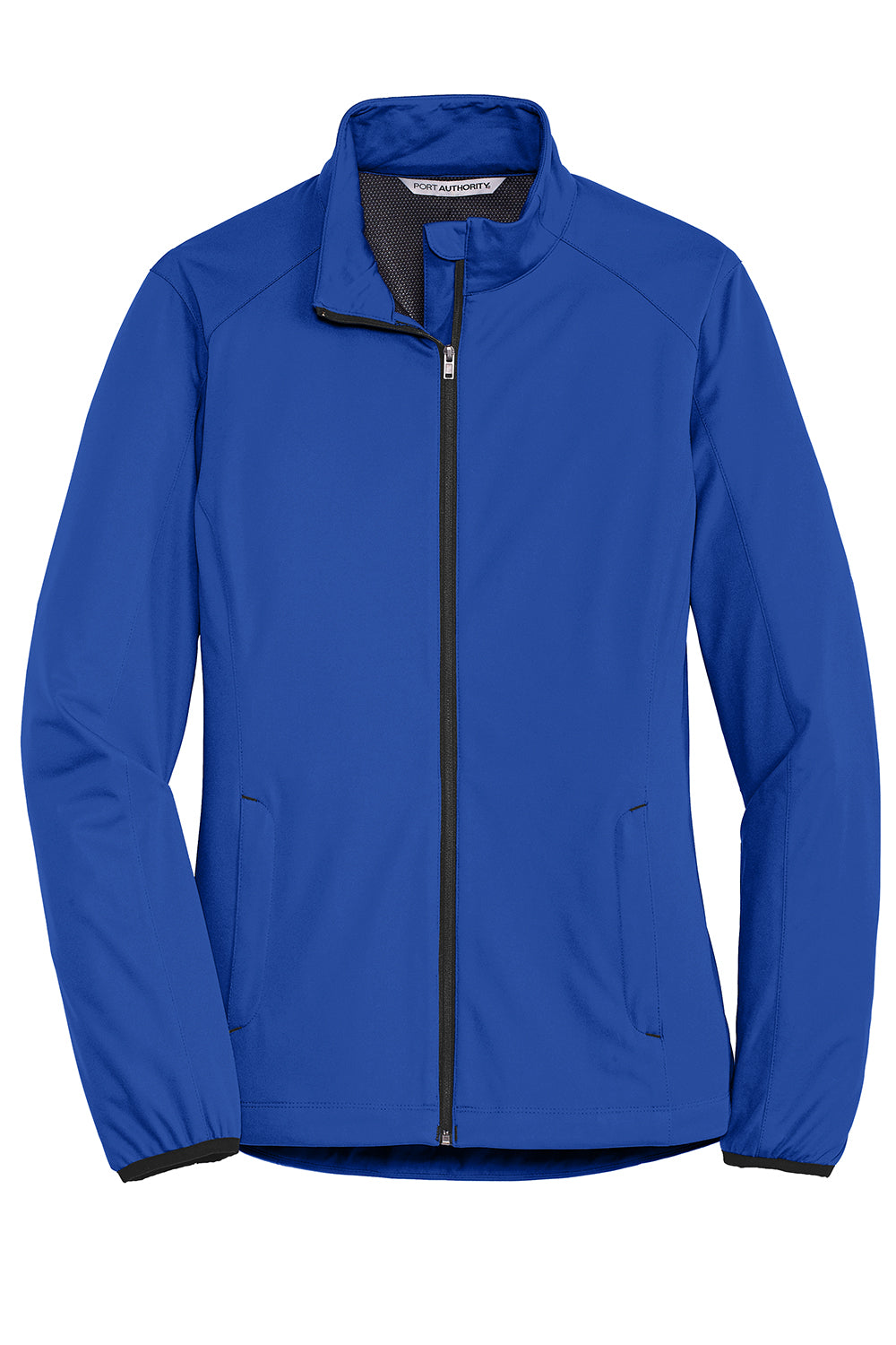 Port Authority L717 Womens Active Wind & Water Resistant Full Zip Jacket True Royal Blue Flat Front