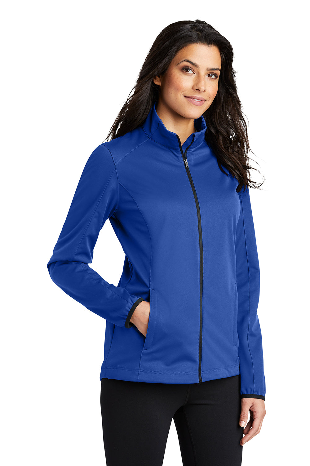 Port Authority L717 Womens Active Wind & Water Resistant Full Zip Jacket True Royal Blue Model 3q