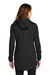 Port Authority L719 Womens Active Wind & Water Resistant Full Zip Hooded Jacket Deep Black Model Back