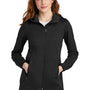 Port Authority Womens Active Wind & Water Resistant Full Zip Hooded Jacket - Deep Black