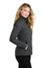 Port Authority L720 Womens C-FREE Core Soft Shell Full Zip Jacket Steel Grey Model Side