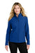 Port Authority L720 Womens C-FREE Core Soft Shell Full Zip Jacket True Royal Blue Model Front