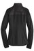 Port Authority L787 Womens Hybrid Wind & Water Resistant Full Zip Jacket Deep Black Flat Back