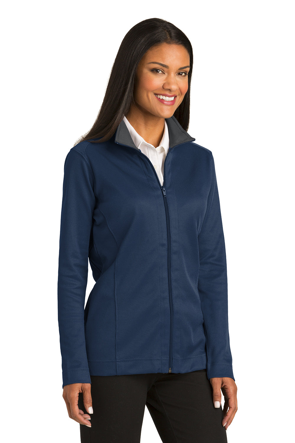 Port Authority L805 Womens Full Zip Jacket Regatta Blue Model 3q