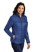 Port Authority L850 Womens Water Resistant Packable Puffy Full Zip Jacket Cobalt Blue Model 3q