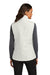 Port Authority L853 Womens Water Resistant Full Zip Puffer Vest Marshmallow White Model Back