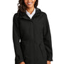 Port Authority Womens Collective Waterproof Full Zip Hooded Jacket - Deep Black