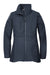 Port Authority L902 Womens Collective Wind & Water Resistant Full Zip Jacket River Navy Blue Flat Front