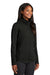 Port Authority L904 Womens Collective Full Zip Smooth Fleece Jacket Deep Black Model 3q