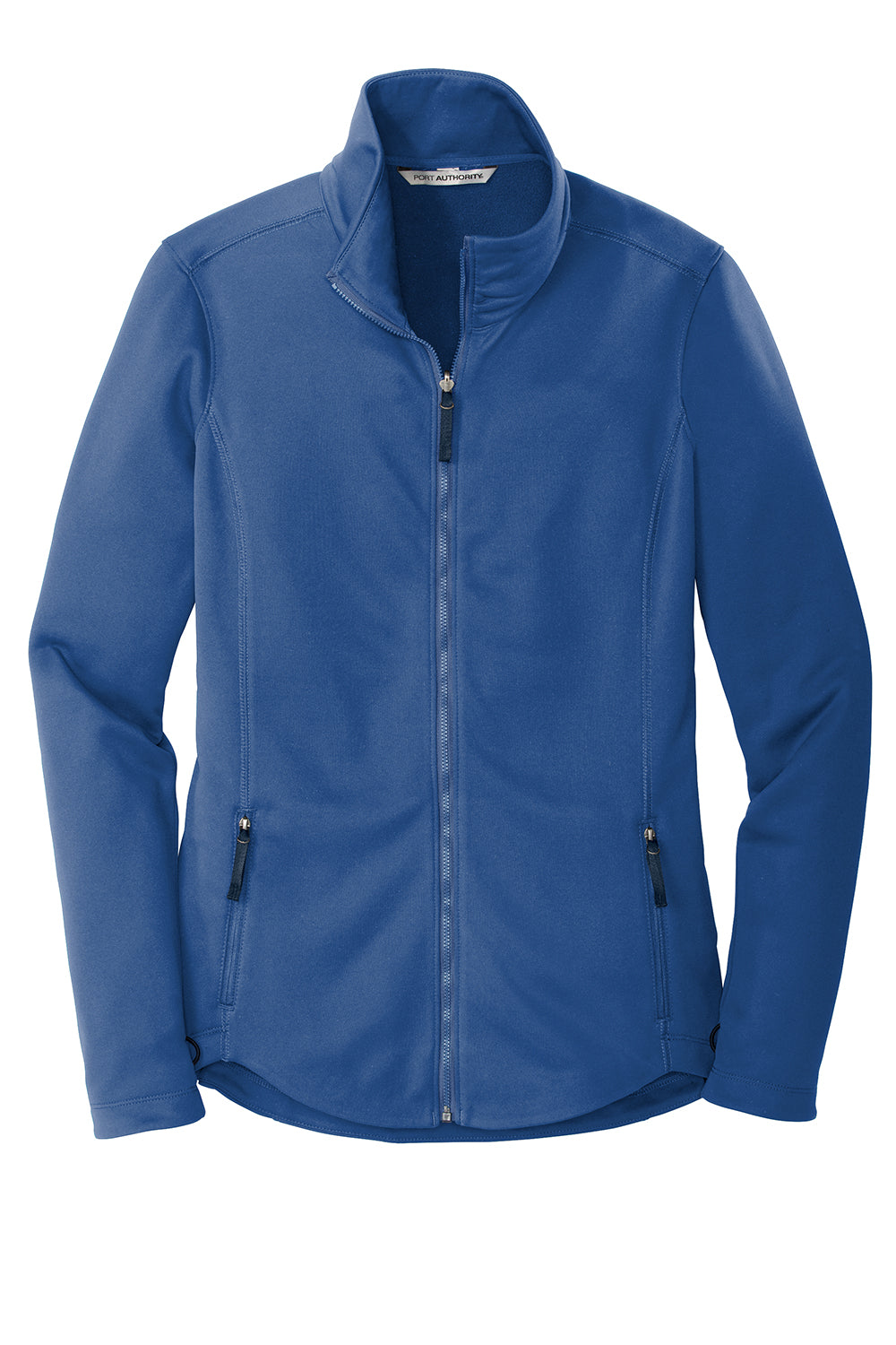 Port Authority L904 Womens Collective Full Zip Smooth Fleece Jacket Night Sky Blue Flat Front