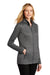 Port Authority L905 Womens Collective Striated Fleece Full Zip Jacket Heather Sterling Grey Model 3q