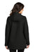 Port Authority L919 Womens Collective Outer Soft Shell Full Zip Hooded Parka Deep Black Model Back