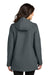 Port Authority L919 Womens Collective Outer Soft Shell Full Zip Hooded Parka Graphite Grey Model Back