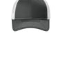 Port Authority Womens Snapback Ponytail Trucker Hat - Steel Grey/White