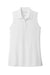 Port Authority LK110SV Womens Dry Zone UV Micro Mesh Sleeveless Polo Shirt White Flat Front