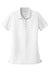 Port Authority LK110 Womens Dry Zone Moisture Wicking Short Sleeve Polo Shirt White Flat Front