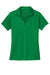 Port Authority LK398 Womens Staff Performance Moisture Wicking Short Sleeve Polo Shirt Spring Green Flat Front