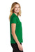 Port Authority LK398 Womens Staff Performance Moisture Wicking Short Sleeve Polo Shirt Spring Green Model Side