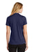 Port Authority LK398 Womens Staff Performance Moisture Wicking Short Sleeve Polo Shirt True Navy Blue Model Back