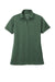 Port Authority LK542 Womens Silk Touch Performance Moisture Wicking Short Sleeve Polo Shirt Heather Green Glen Flat Front