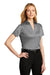 Port Authority LK542 Womens Silk Touch Performance Moisture Wicking Short Sleeve Polo Shirt Heather Shadow Grey Model 3q