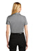 Port Authority LK542 Womens Silk Touch Performance Moisture Wicking Short Sleeve Polo Shirt Heather Shadow Grey Model Back