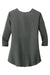 Port Authority LK5433 Womens Concept Jersey 3/4 Sleeve V-Neck T-Shirt Smoke Grey Flat Back