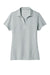 Port Authority LK582 Womens Oxford Moisture Wicking Short Sleeve Polo Shirt Gusty Grey Flat Front