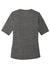 Port Authority LK583 Womens Moisture Wicking Short Sleeve Polo Shirt Black/Thunder Grey Flat Back