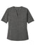 Port Authority LK583 Womens Moisture Wicking Short Sleeve Polo Shirt Black/Thunder Grey Flat Front