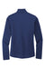 Port Authority LK584 Womens Silk Touch Performance Moisture Wicking 1/4 Zip Sweatshirt Royal Blue/Steel Grey Flat Back