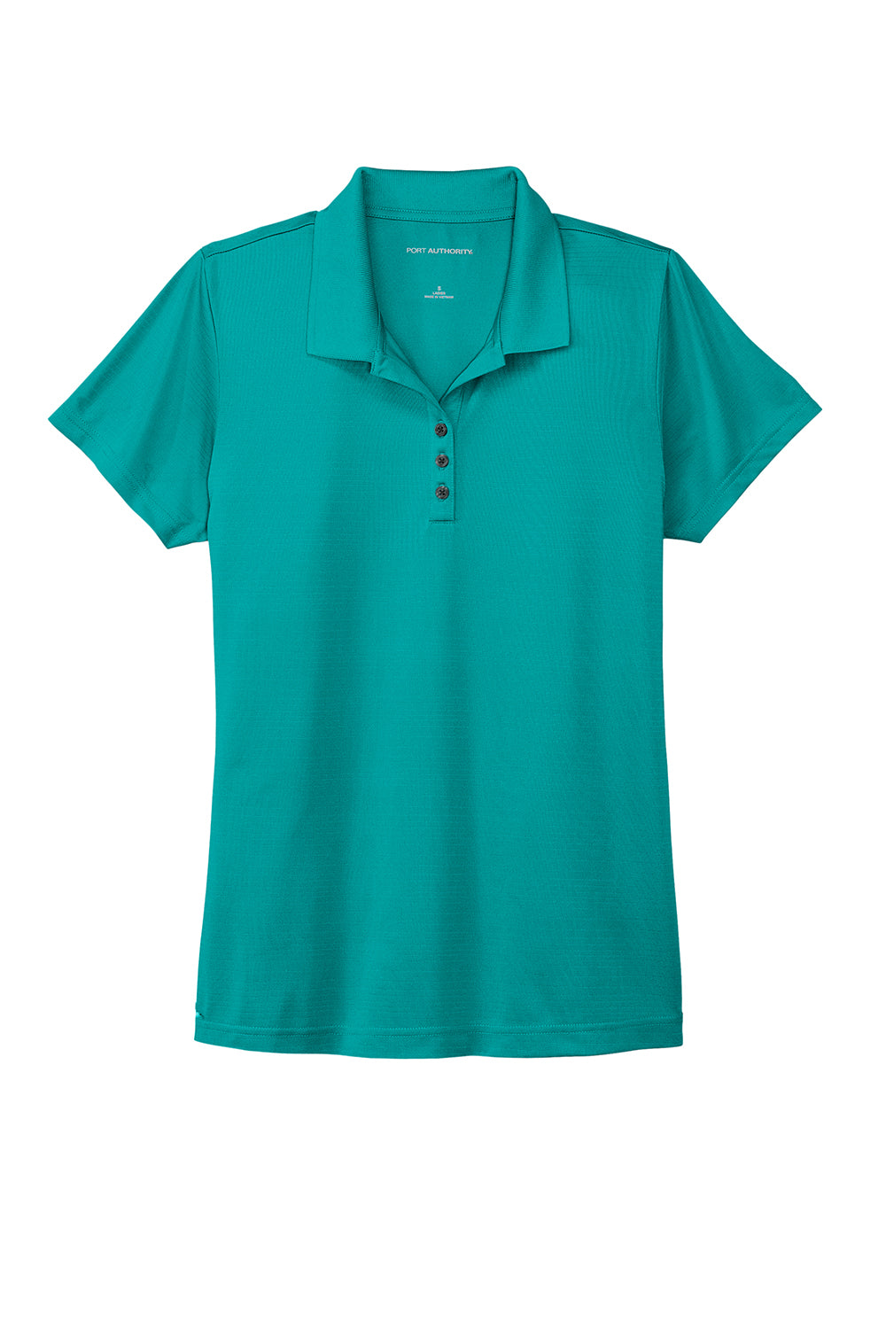 Port Authority LK587 Womens Eclipse Moisture Wicking Short Sleeve Polo Shirt Tropic Blue Flat Front