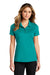 Port Authority LK587 Womens Eclipse Moisture Wicking Short Sleeve Polo Shirt Tropic Blue Model Front