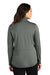 Port Authority LK595 Womens Accord Stretch Moisture Wicking Fleece Full Zip Jacket Pewter Grey Model Back